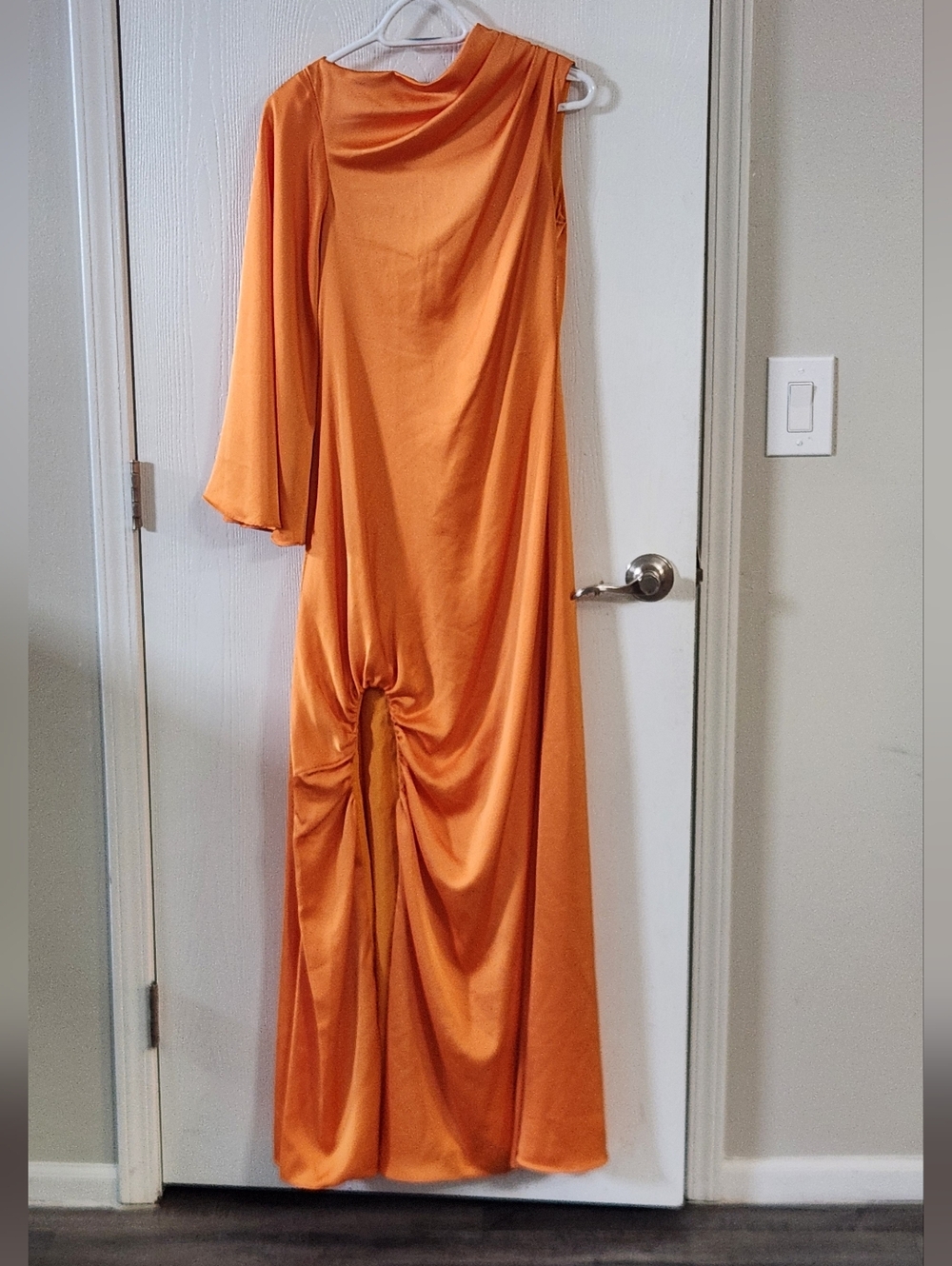 HALSTON Keiana Gown In Satin - Picture 7 of 16